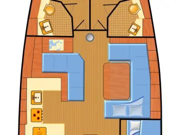 Noleggio Barca a vela Bénéteau con patente nautica