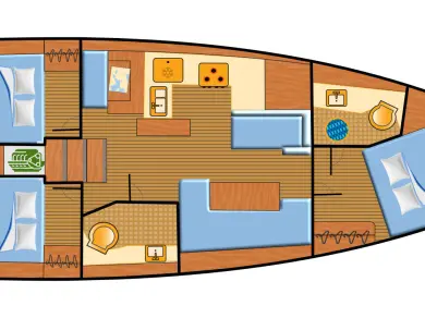 Noleggio Barca a vela Jeanneau con patente nautica