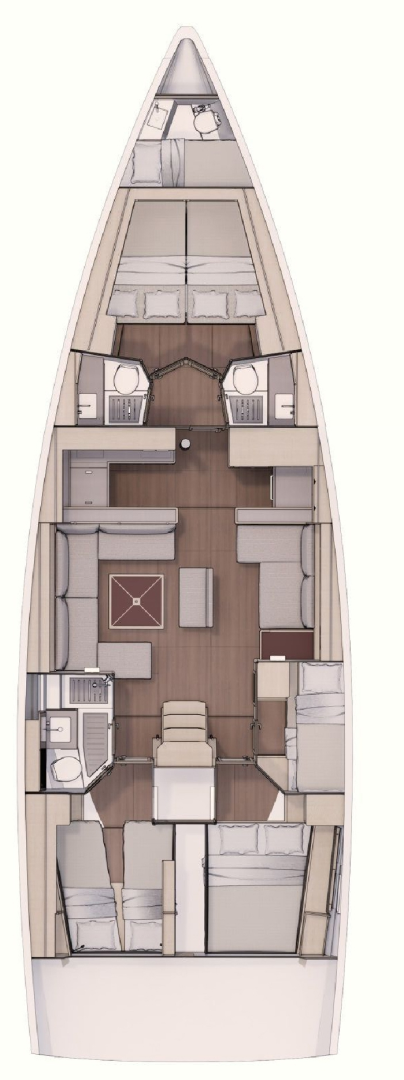 Dufour Dufour 530 da affittare a  Primošten