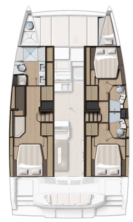 Noleggio Catamarano Bali con patente nautica