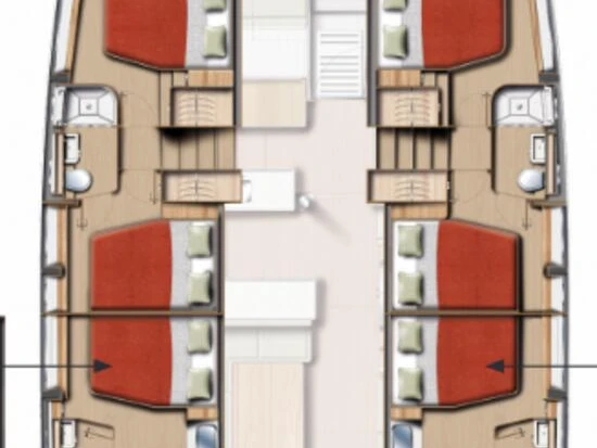 Noleggio barche Rogosnizza economico Bali 5.2 - 6 + 2 cab.