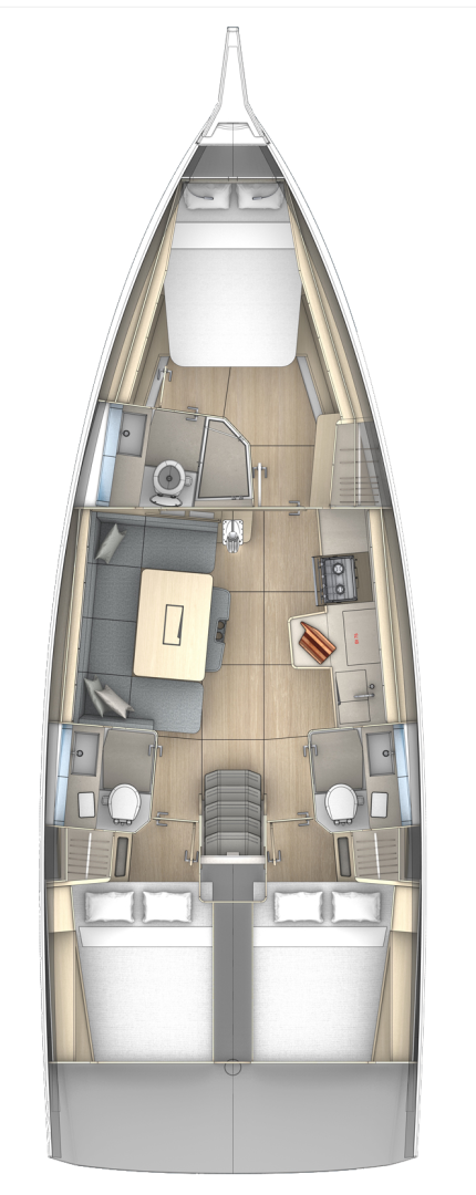 Noleggio barche Dufour Dufour 41 a Trogir su Samboat