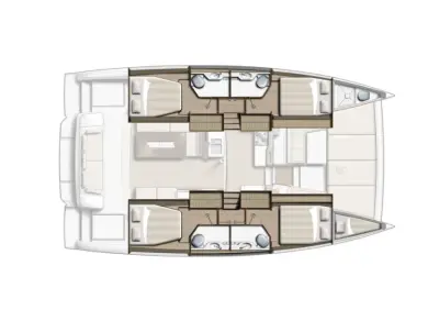 Noleggio Catamarano a Pálairos – Bali Bali 4.2