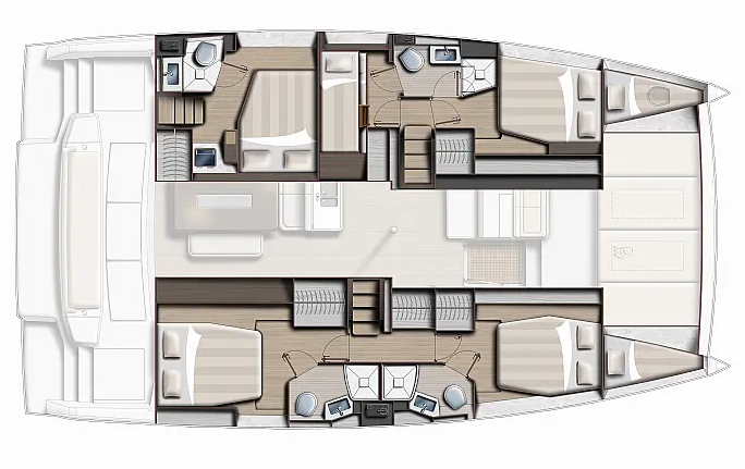 Noleggio Catamarano con o senza skipper Bali a Álimos