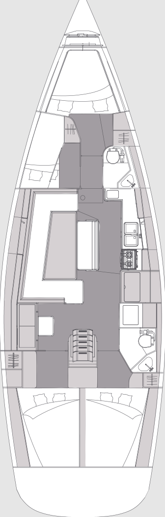 Noleggio a Punat – Elan Impression 45.1 su SamBoat