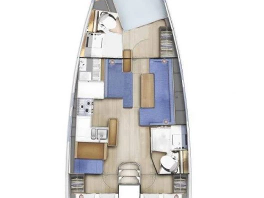 Jeanneau Sun Odyssey 410 da affittare a  Gouviá