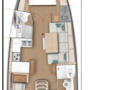 Jeanneau Sun Odyssey 440 da affittare a  Seget Donji