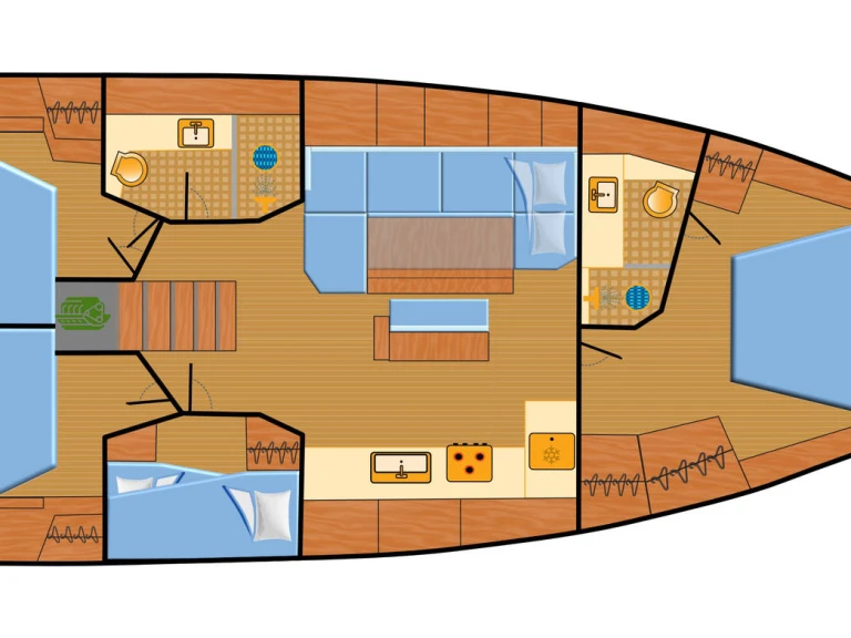 Noleggio Barca a vela a Can Pastilla – Hanse Hanse 460