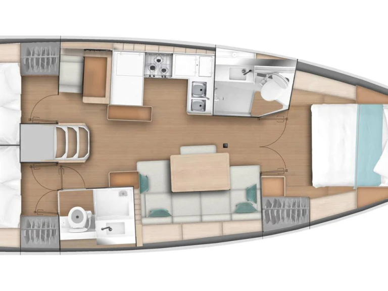 Jeanneau Sun Odyssey 440 da affittare a  Palma de Maiorca