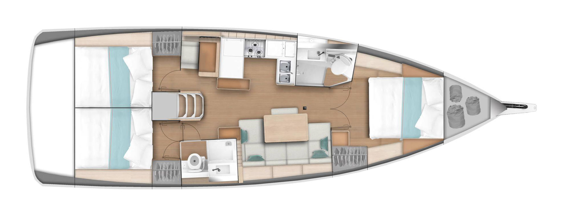 Jeanneau Sun Odyssey 440 da affittare a  Palma de Maiorca