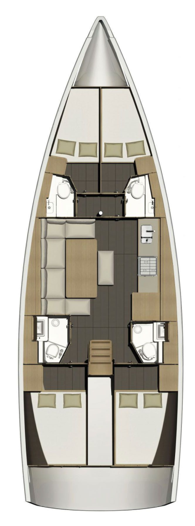 Noleggio Barca a vela Dufour con patente nautica