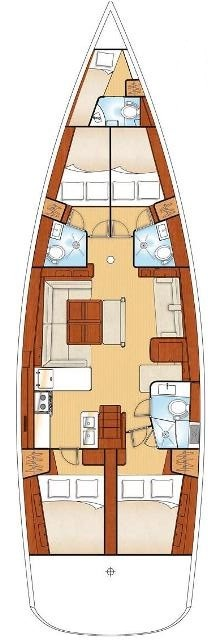 Noleggio barche Álimos economico Oceanis 54