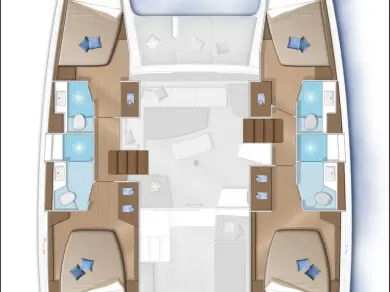 Noleggio Catamarano a Seget Donji – Lagoon Lagoon 42