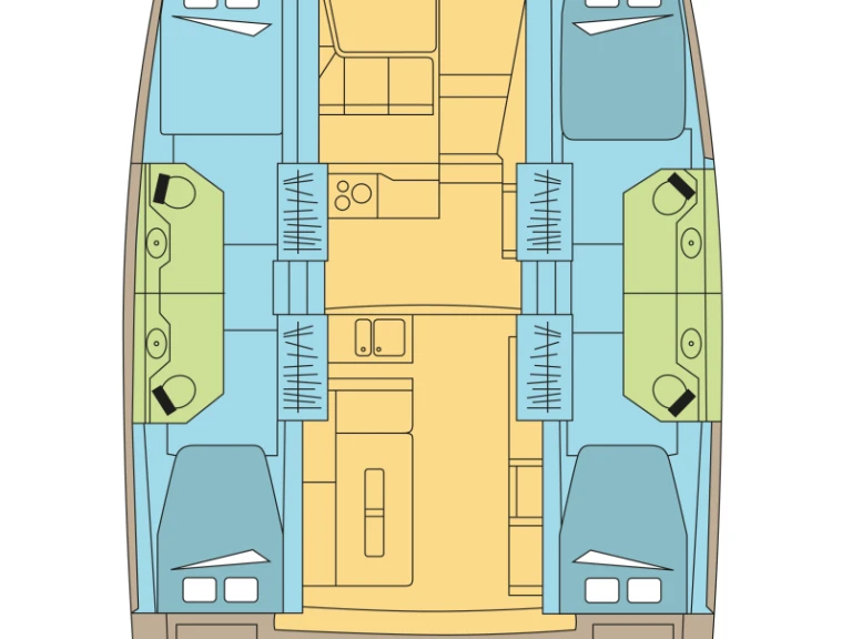 Noleggio Catamarano con o senza skipper Bali a Fethiye