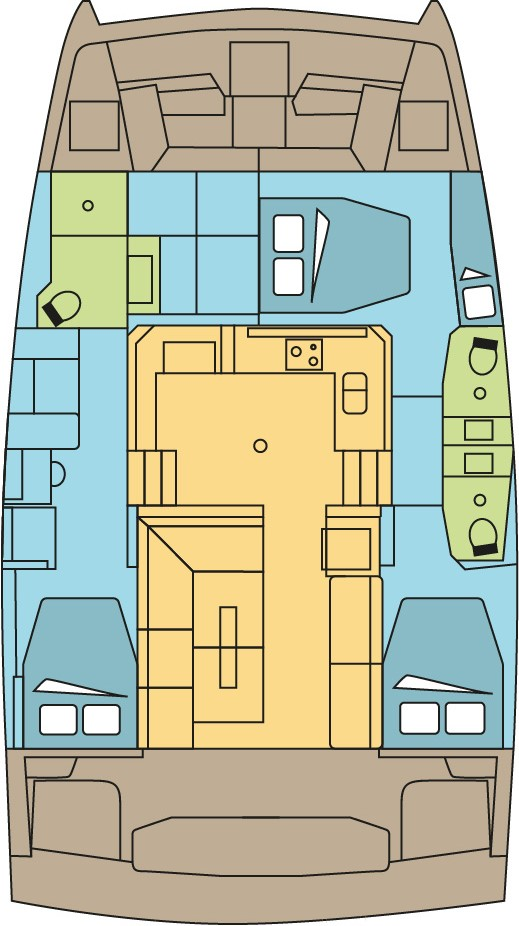 Noleggio barche Parham Town economico Bali Catspace Voile