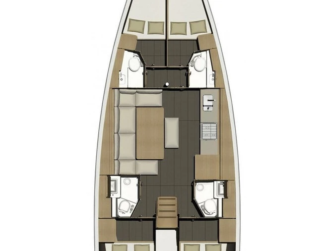 Noleggiare una Dufour Dufour 460 Grand Large a Seget Donji