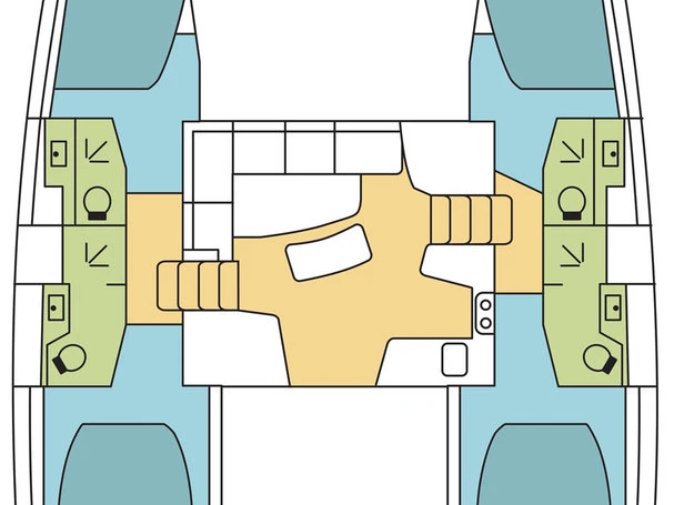 Noleggio barche Lagoon Lagoon 42 a Bas du Fort su Samboat