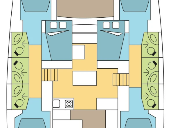 Noleggio barche Lagoon Lagoon 50 a Parham Town su Samboat