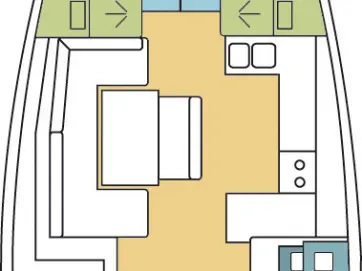 Noleggio Barca a vela Bénéteau con patente nautica