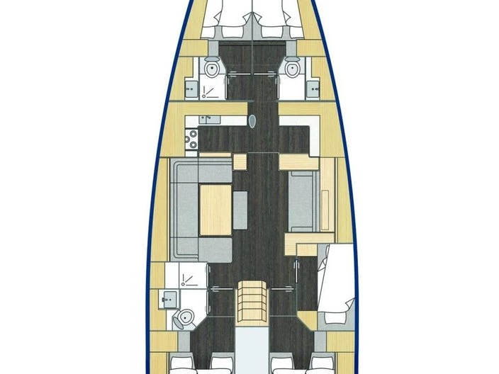 Noleggio Barca a vela Bavaria con patente nautica