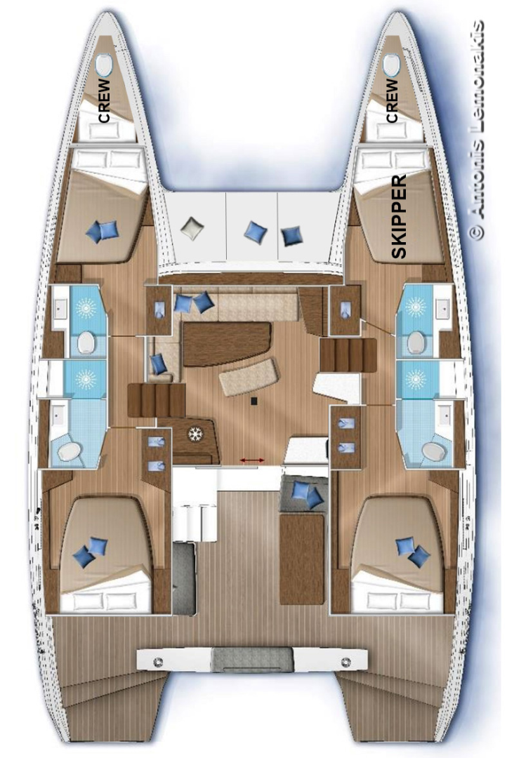 Noleggio a Ermoúpolis – Lagoon Lagoon 42 su SamBoat
