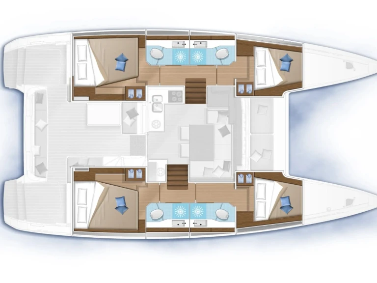 Noleggio barche Lagoon Lagoon 40 a Castelli su Samboat