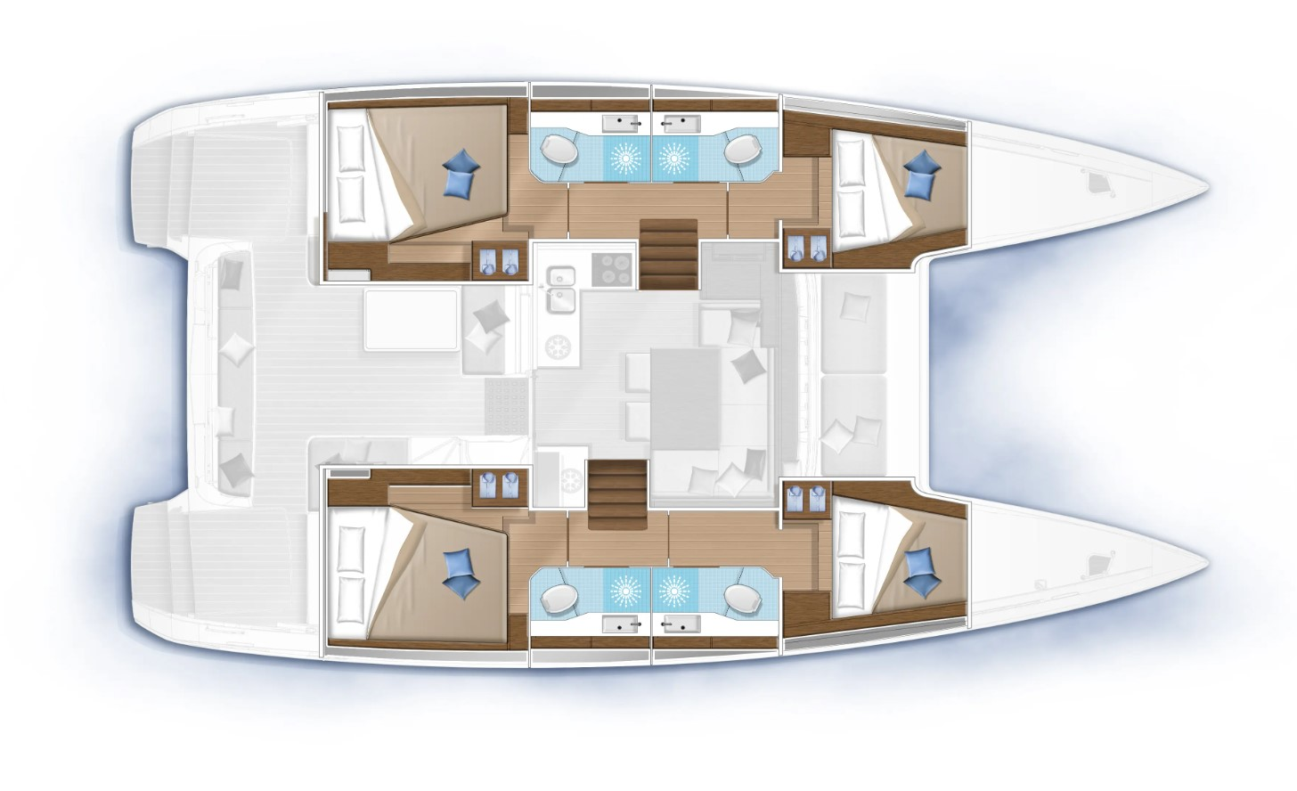 Noleggio barche Lagoon Lagoon 40 a Castelli su Samboat