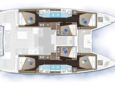 Noleggio Catamarano Lagoon con patente nautica