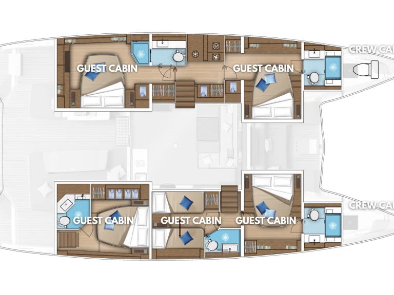 Noleggio Catamarano a Castelli – Lagoon Lagoon 55