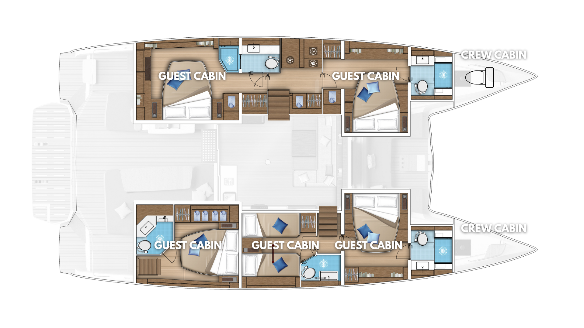 Noleggio Catamarano a Castelli – Lagoon Lagoon 55