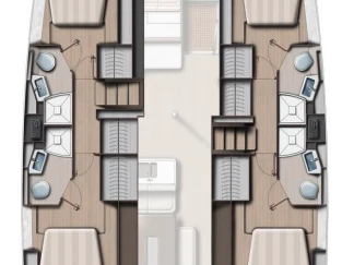 Noleggio Catamarano a Mykonos (Isola) – Bali Bali 4.4