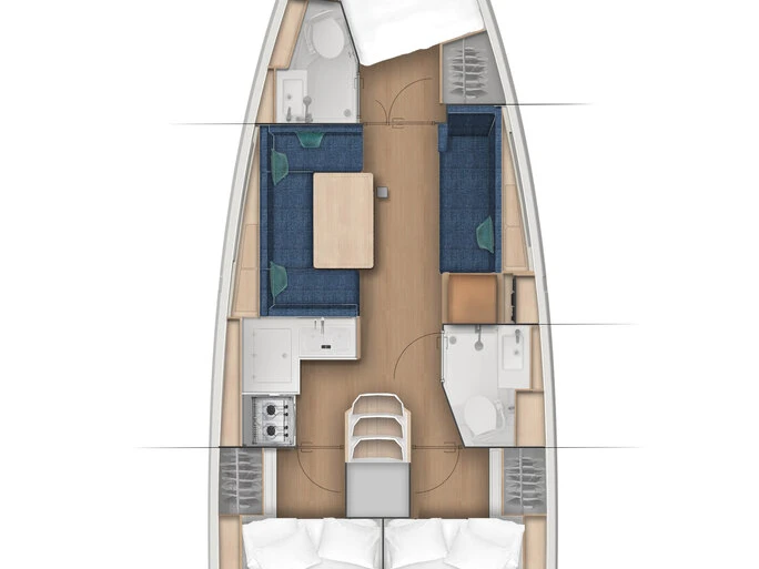 Noleggio barche Göcek economico Sun Odyssey 380