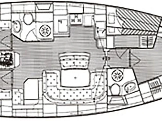 Noleggio barche Ávdira economico Cruiser 46