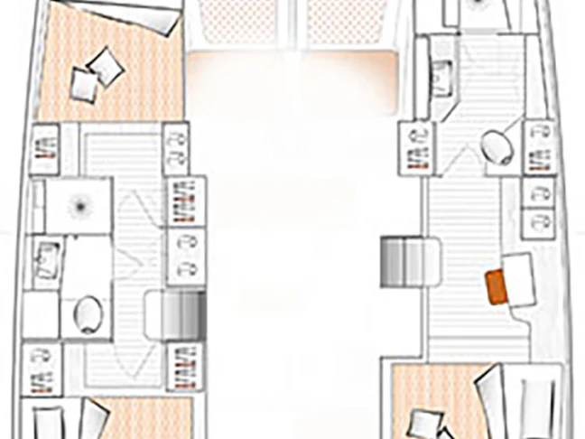 Noleggio Catamarano a Néa Péramos – Excess Excess 11