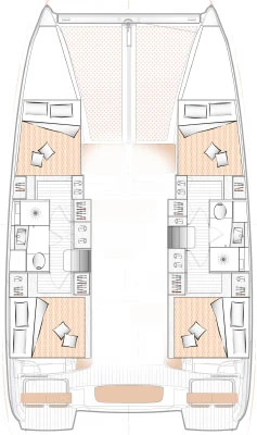 Noleggio Catamarano Excess con patente nautica