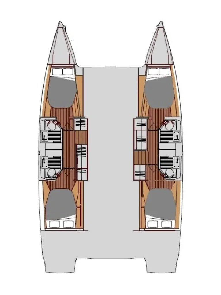 Noleggio Catamarano con o senza skipper Fountaine Pajot a Ðuraševići