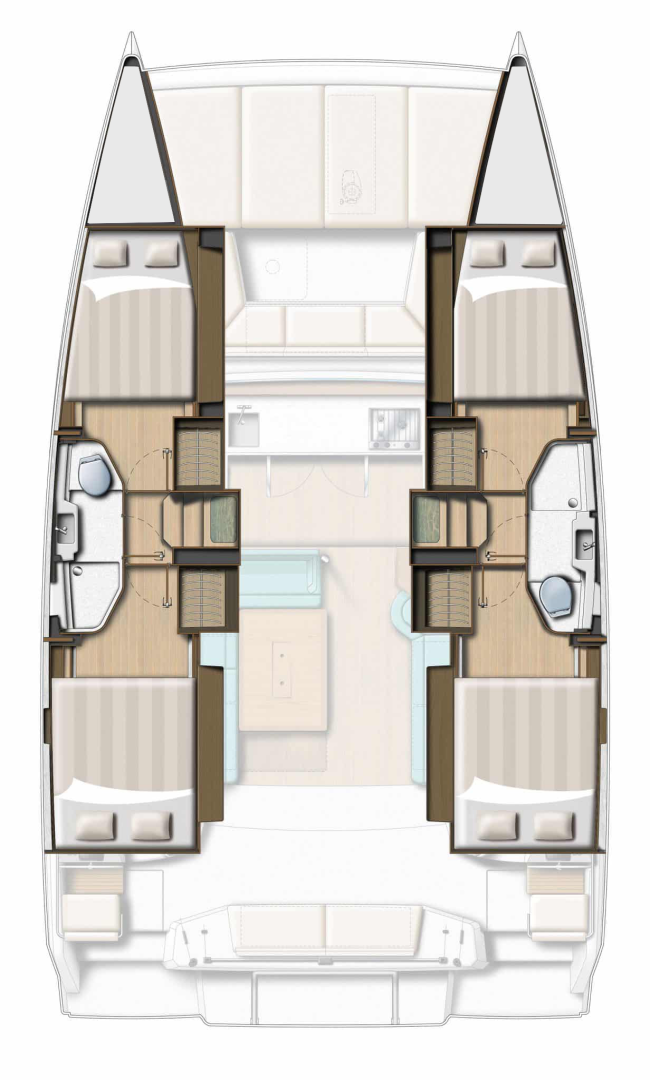 Noleggio Catamarano con o senza skipper Bali a Nydri