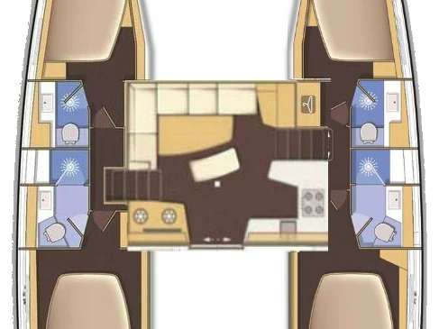 Noleggio barche Néa Péramos economico Lagoon 42