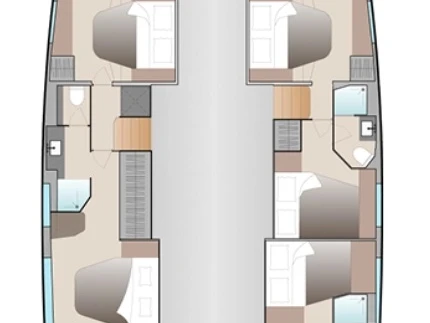 Noleggio barche Fountaine Pajot Aura 51 a Belize City su Samboat