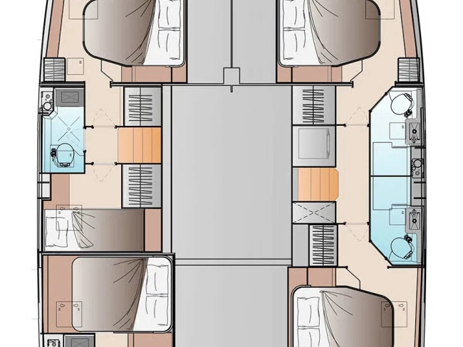 Noleggio Catamarano con o senza skipper Fountaine Pajot a Frenchtown