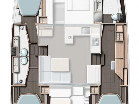 Noleggio barche Marsh Harbour economico Leopard 42 - 3 cab.