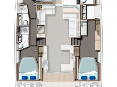 Noleggio barche Leopard Catamarans / Robertson & Caine Leopard 53 - OW a Eden Island su Samboat