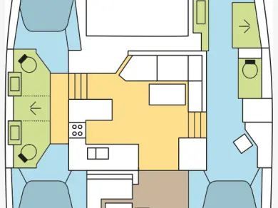 Noleggio Catamarano Fountaine Pajot con patente nautica