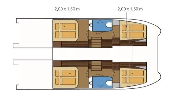 Noleggio barche Fountaine Pajot Fountaine Pajot MY 37 a Primošten su Samboat