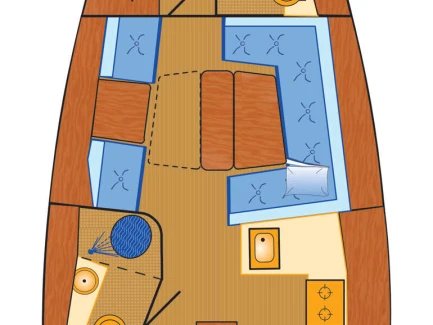 Noleggio Barca a vela Hanse con patente nautica