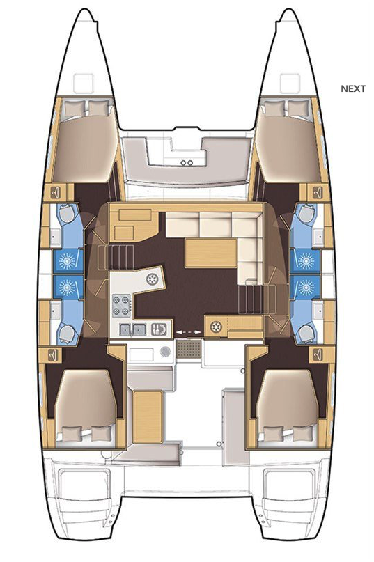 Noleggio barche Mai Khao economico Lagoon 450 Sport Top