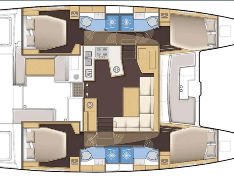 Noleggio Catamarano con o senza skipper Lagoon a Parish of Saint George