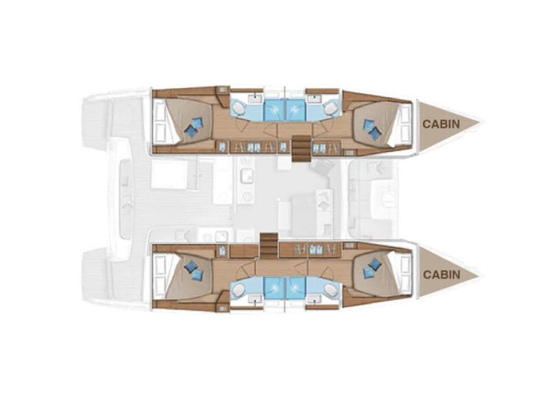 Lagoon Lagoon 46 da affittare a  Parish of Saint George