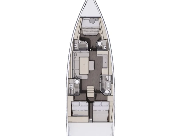 Noleggio barche Dufour Dufour 470 a Saint-Raphaël su Samboat