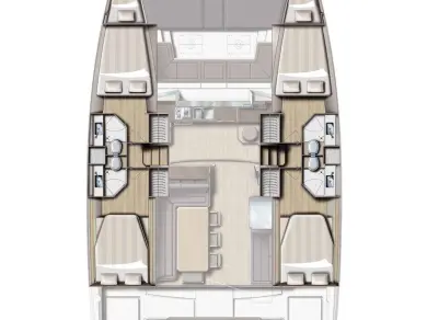 Noleggio Catamarano a Capo d'Orlando – Bali Bali 4.3